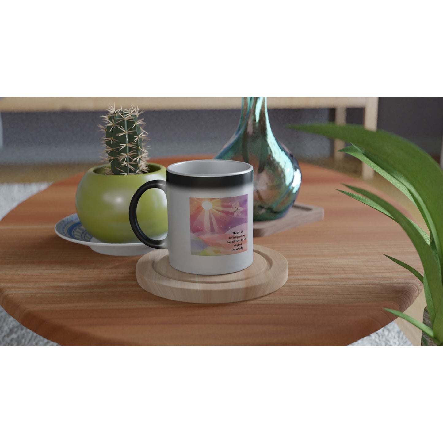 Living Poetry (EN) - Magic Ceramic Mug 325ml